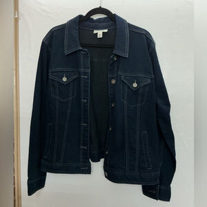 Style & co Dark Blue Denim Jacket